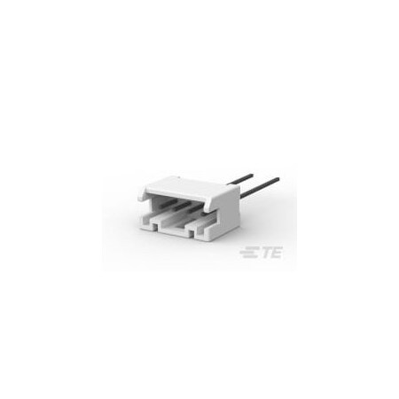 Te Connectivity Board Connector, 4 Contact(S), 1 Row(S), Male, Straight, Solder Terminal, Natural Insulator 5-1376492-4